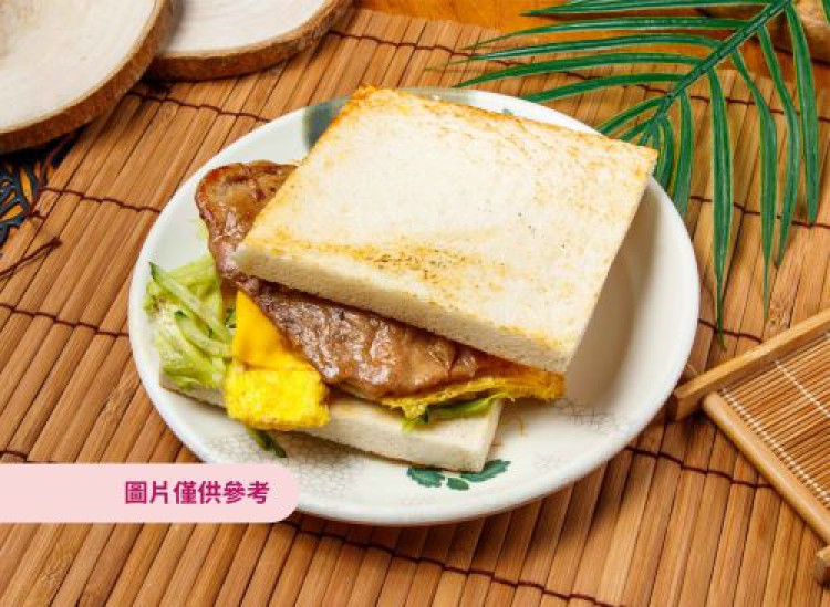 厚里肌豬排吐司 | 初早餐