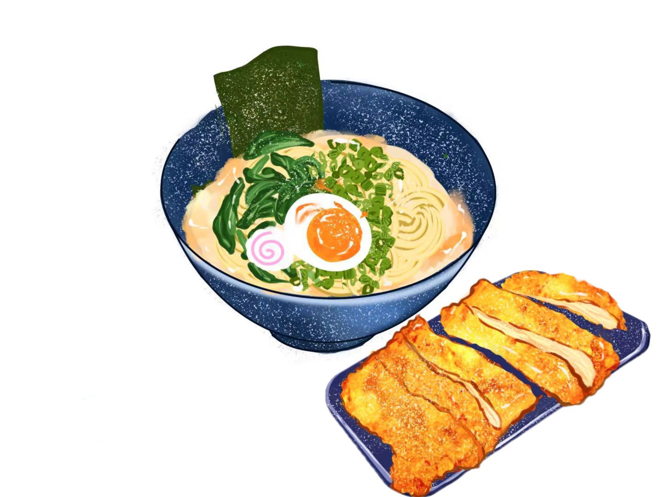 塔香雞腿排拉麵 | 豬豬の拉麵屋-安南店