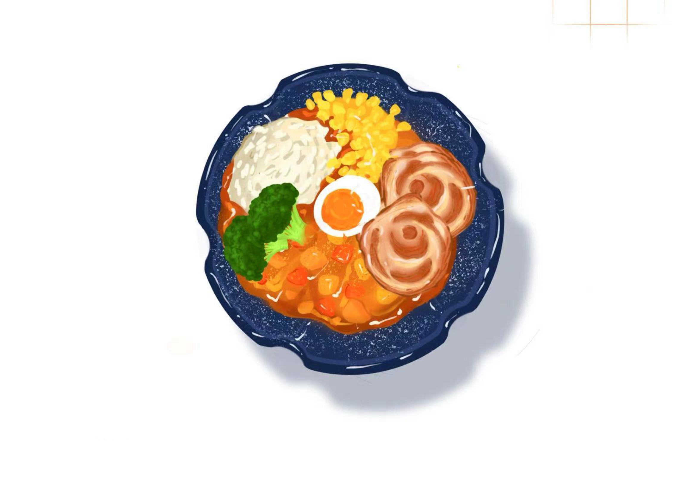 叉燒咖哩套餐 | 豬豬の拉麵屋-安南店