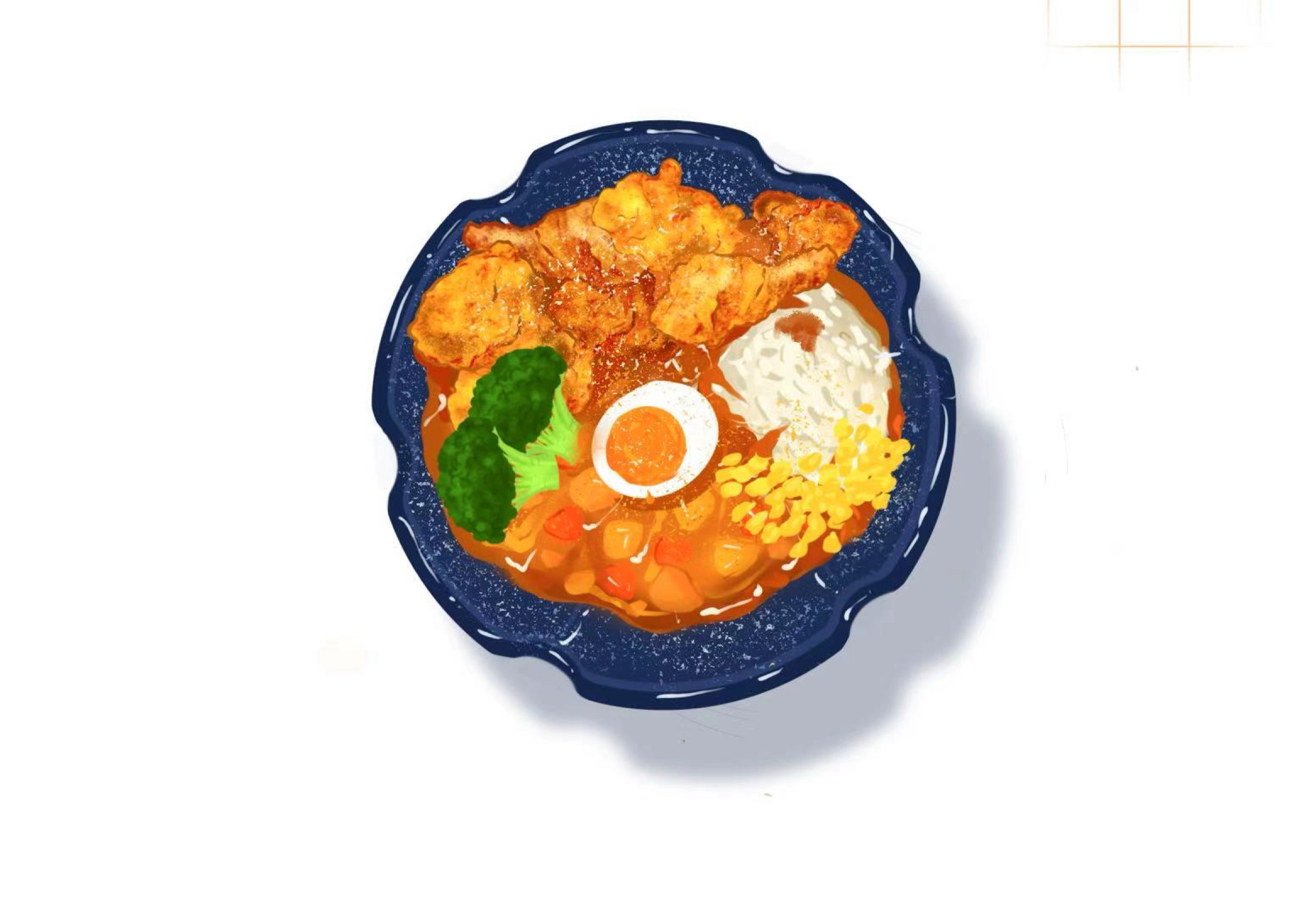 唐揚雞咖哩飯 | 豬豬の拉麵屋-安南店