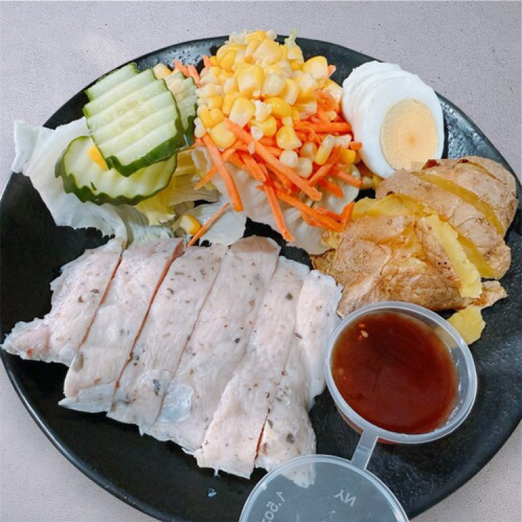 義式香草舒肥沙拉 | 米婭Coffee&Brunch